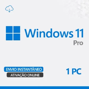 Windows 11 Pro – Licença de 25 Dígitos Original e Vitalícia