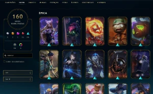 Conta Lol Full Acesso | 160 Skins | Main Sup Mono Amumu - League of Legends