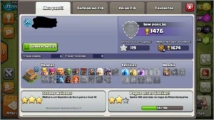2 contas de clash of clans e royale - Clash Royale