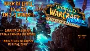 Rush de level no Pandaria Remix [10 ao 70] em até 3 horaS - Blizzard