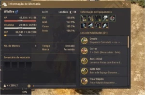 Conta Black Desert SA Sorcerer 61 / Sage 62