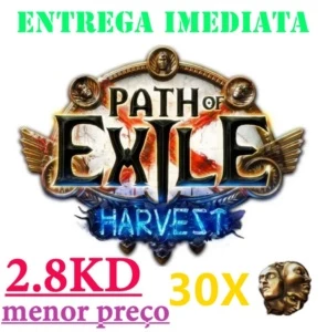 30 Exalted Orb - Path Of Exile Pc - Harvest Softcore - Outros