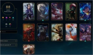 Acc main gold 4 - parei de jogar - League of Legends LOL