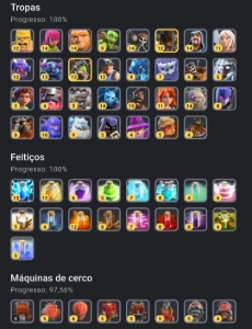 Conta CV 18 Clash of Clans - Praticamente FULL