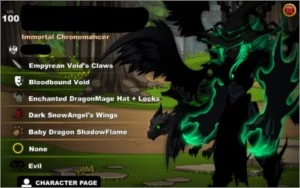 Conta Adventure Quest Worlds - Level 100 AQW