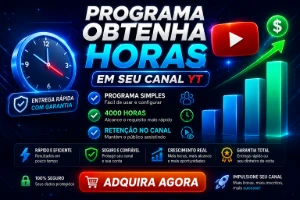 Programa Para Gerar Horas No Yt-Nova Ferramenta