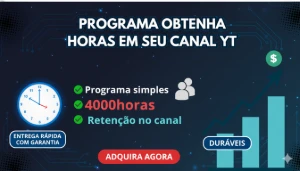 Programa Para Gerar Horas No Yt-Nova Ferramenta