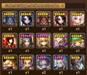 Conta midgame com Lucifer e Douman - Summoners War