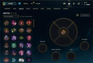 Conta MESTRE com 70 PDL e 31 Champs + 4 Skins - League of Legends LOL