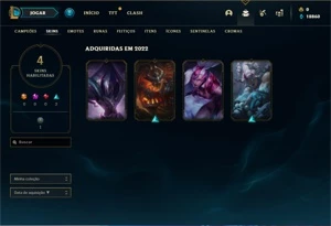 Conta MESTRE com 70 PDL e 31 Champs + 4 Skins - League of Legends LOL