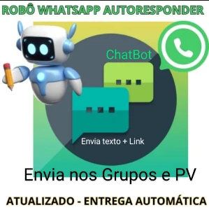 Robô Chatbot Divulga em Grupos no PV do whatsapp