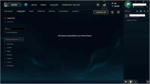 Conta nível 103, todos os champs + 91skins, 60k EA + 3k EL - League of Legends LOL