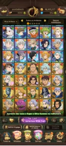 Conta de 7ds grande Cross iniciante com new meliodas - Seven Deadly Sins