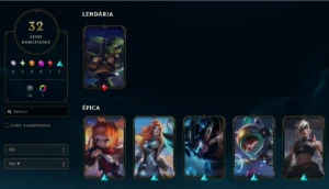 Contas league of legends FA LOL