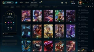 CONTA LOL 279, 177SKINS 24MAESTRIAS 7!! - League of Legends