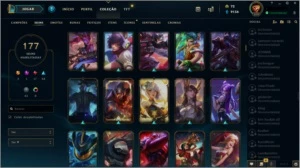 CONTA LOL 279, 177SKINS 24MAESTRIAS 7!! - League of Legends