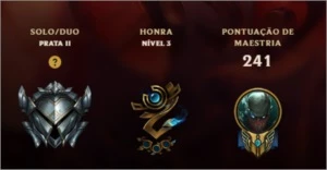 Conta LOL Nivel 149 Prata 2 - League of Legends