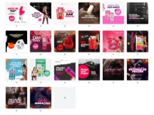 Pack Canva Sexshop - 50 Artes Editáveis - Digital Services