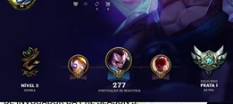 CONTA LEAGUE OF LEGENDS PRATA 1, 60 CHAMPIONS, 13 SKINS! LOL
