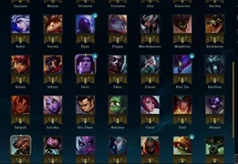 CONTA LEAGUE OF LEGENDS PRATA 1, 60 CHAMPIONS, 13 SKINS! LOL