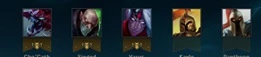 CONTA LEAGUE OF LEGENDS PRATA 1, 60 CHAMPIONS, 13 SKINS! LOL