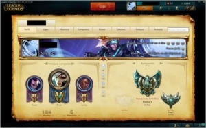Conta League Of Legends - Platina 5 LOL