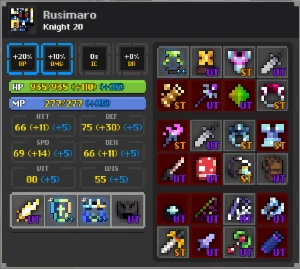Conta Top Rotmg Com 2 Personagens Full Exalts - Outros