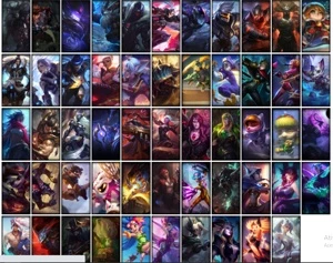 Conta unranked com 145 Champs e 144 Skins - League of Legends LOL
