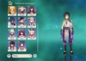 XIAO+PERSONAGENS 4 ESTRELAS AR31 - Genshin Impact