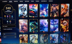 Conta De Lol, Ex-Diamante, +340 Skins, Mmr Alto (Negociação) - League of Legends