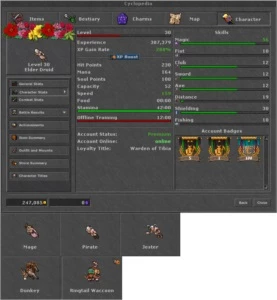 Tibia RP, 157 Quelibra — Char Lover | s/ RK