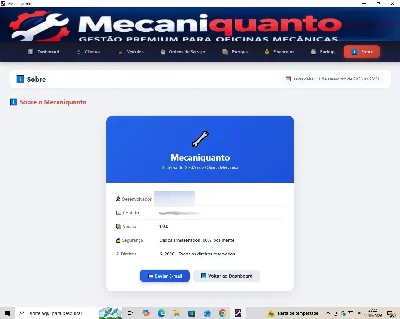Mecaniquanto - Gestão e Ordens Serviço P/ Oficinas Mecânicas - Softwares e Licenças