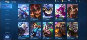 CONTA MÍTICO + 40 HEROIS + 27T SKIN + 53K DE OURO - Mobile Legends