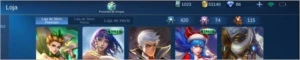CONTA MÍTICO + 40 HEROIS + 27T SKIN + 53K DE OURO - Mobile Legends