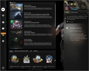 Contas Global Elite c/ medalha de operação diamantada e 2021 - Counter Strike CS