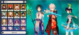 AR. 56 - Xiao + Jade | Kazuha + Juramento | Venti + Elegia e - Genshin Impact
