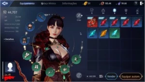Mir4 Conta lvl45 44k power Serpente NA104