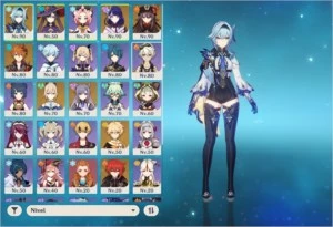 AR55: 9 personagens e 4 armas T5 (HuTao/Eula/Shogun/Shenhe) - Genshin Impact