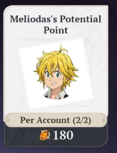 Seven Deadly Sins: Origin - Meliodas C7/C9  +80k Power