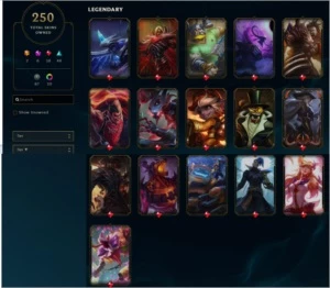 CONTA LOL (SERVER BR) - 250 SKINS - League of Legends