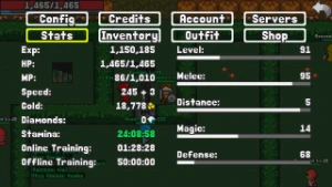 Rucoy conta level 91 - Rucoy Online