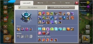 CENTRO DE VILA NÍVEL 13 QUASE COM 13 PASE - Clash of Clans