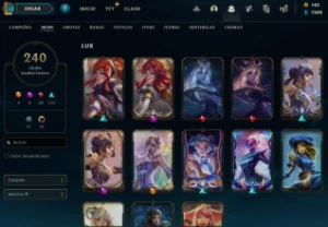CONTA LOL 240 SKINS 125 CAMPEÕES BRONZE II - League of Legends