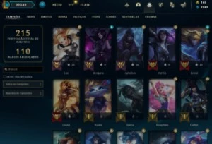 CONTA LOL 240 SKINS 125 CAMPEÕES BRONZE II - League of Legends