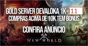 GOLD DEVALOKA 1K=11 REAIS - New World