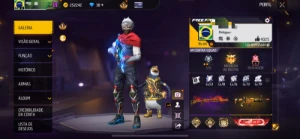 Conta Free Fire gemada, todos os passes disponíveis