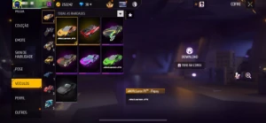 Conta Free Fire gemada, todos os passes disponíveis