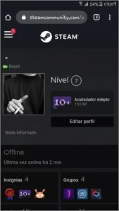 Conta steam CS:GO com prime e jogos. - Counter Strike