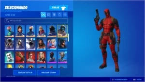 Vendo Conta Fortnite 151 skins e + de 90 picaretas.