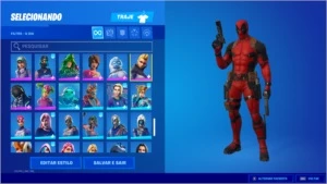 Vendo Conta Fortnite 151 skins e + de 90 picaretas.